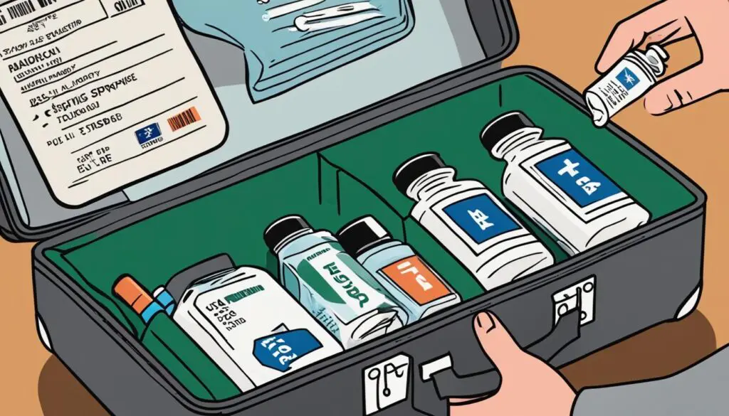 packing medications for air travel